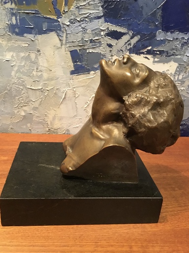 Pietro TAVANI - 雕塑 - busto di donna