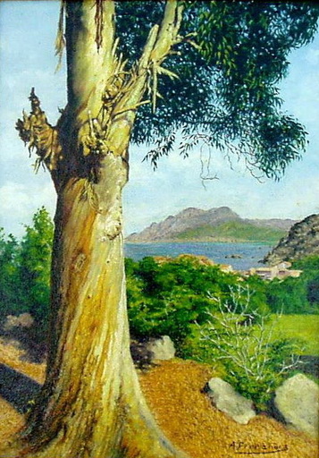 Antonio FERNANDEZ GOMEZ - Gemälde - paisaje del miño