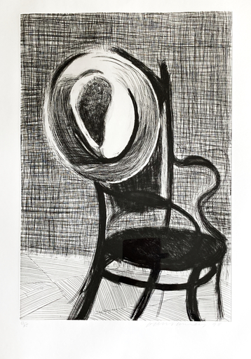 David HOCKNEY - Print-Multiple - Hat on Chair