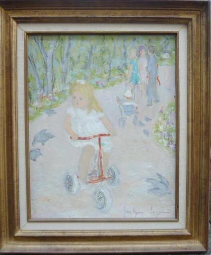 Jocelyne SEGUIN - Painting - le tricycle
