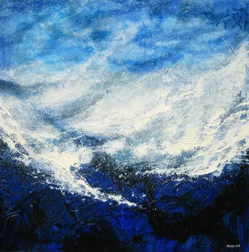 Anne Marie MARY - Peinture - La vague