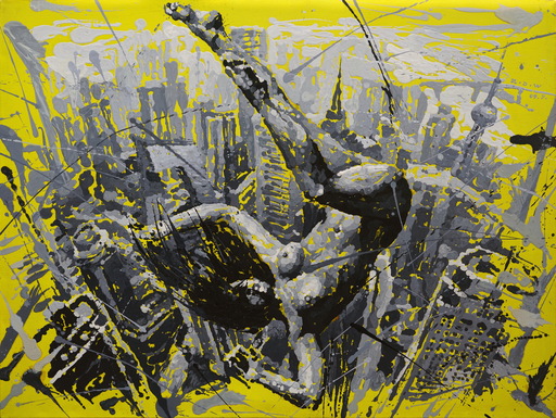 ZHAO Dewei - Painting - Urban Landscape Series - Up And Down