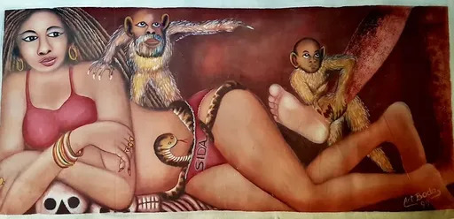 BODO - Painting - mami wata