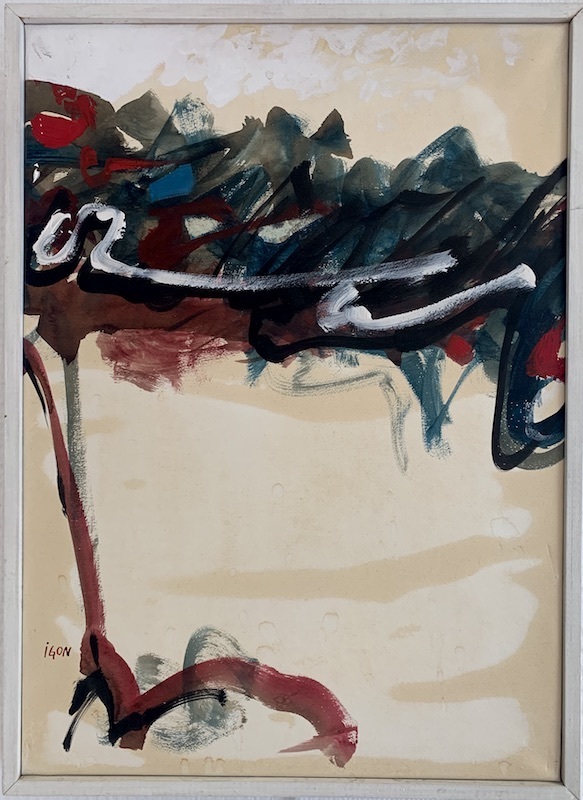 Pierre IGON - Painting - Fleurs de mars 
