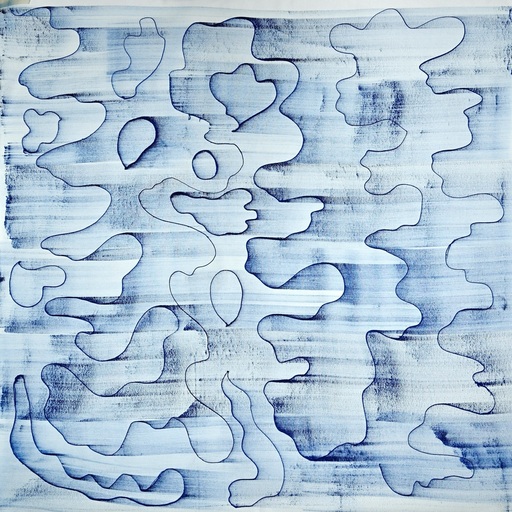 Sumit MEHNDIRATTA - 绘画 - Composition No. 469