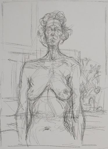 Alberto GIACOMETTI - Print-Multiple - Nude with Flowers | Nu aux fleurs