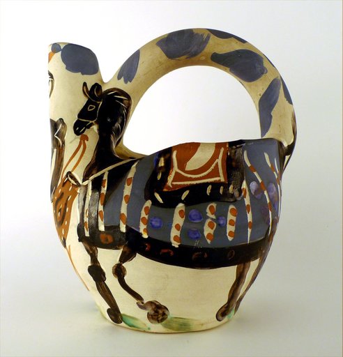 巴勃罗•毕加索 - 陶瓷  - Cavalier et cheval (A.R. 137)