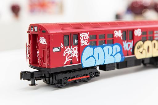 COPE2 - Sculpture-Volume - NYC Red Train