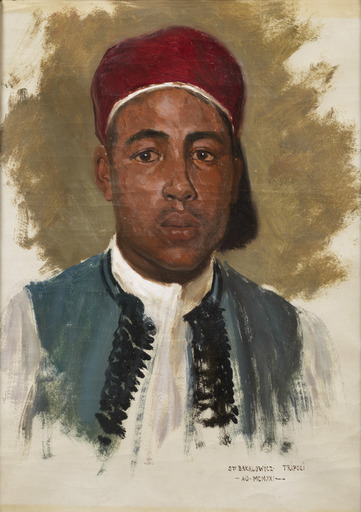 Stefan W. BAKALOWICZ - Painting - Ritratto africano 