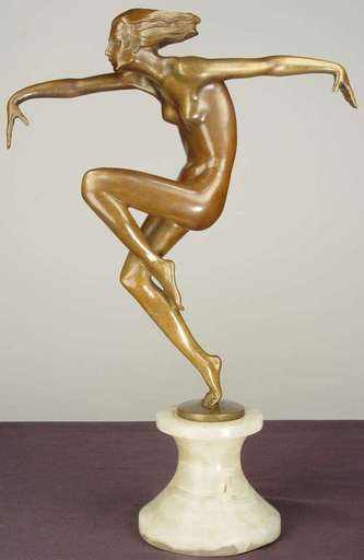Josef LORENZL - Sculpture-Volume - Nude Dancer