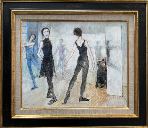 Jean JANSEM - Painting - Studio of Dance 