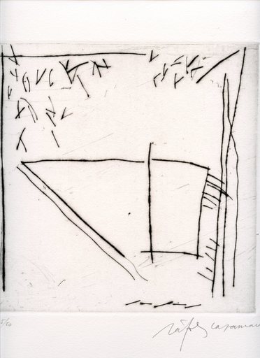 Alberto RAFOLS CASAMADA - 版画 - GRAVURE 1985 SIGNÉE AU CRAYON NUM/50 HANDSIGNED ETCHING
