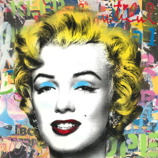 MR BRAINWASH - Peinture - Marilyn Monroe