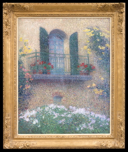 Henri MARTIN - Painting - Le Balcon de Jaurès