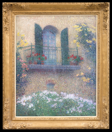 Henri MARTIN - Gemälde - Le Balcon de Jaurès