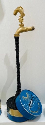 THOMAR - Sculpture-Volume - Robinet Iranian Caviar avec Robinet Poisson