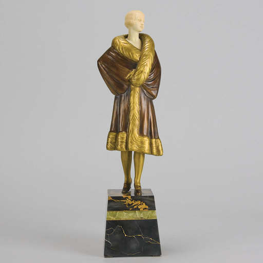 Georges RIGOT - Skulptur Volumen - Fur Coat