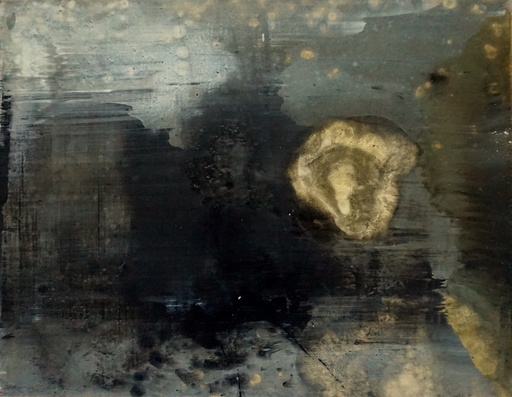 Paul LORENZ - Painting - Oil, casein & ink on panel