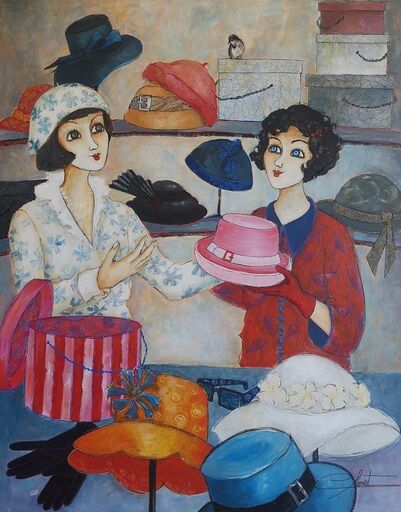Véronique CLANET - Peinture - Au bonheur des Dames