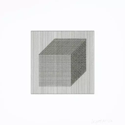 Sol LEWITT - Print-Multiple - Twelve Forms Derived From a Cube 02