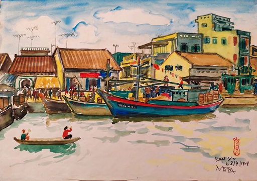 PHAM VAN DON - Drawing-Watercolor - Rach Gia PVD 02