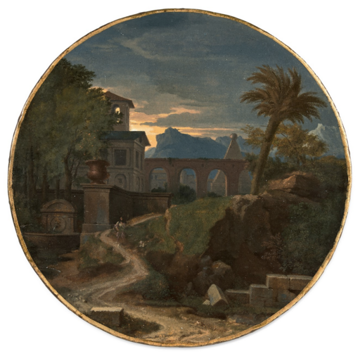 Jean-François I MILLET - Painting - Paysage classique 