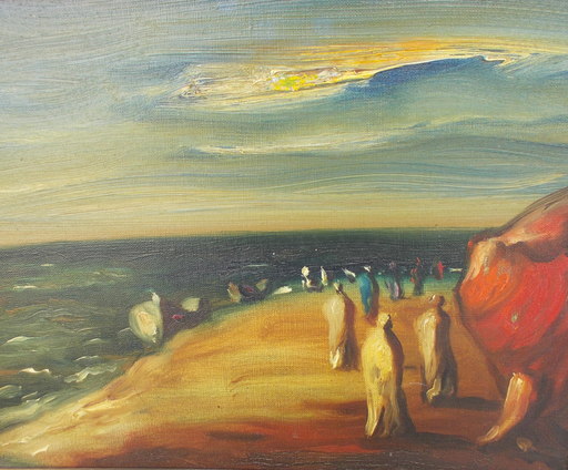 Sylvain VIGNY - Painting - Bord de mer