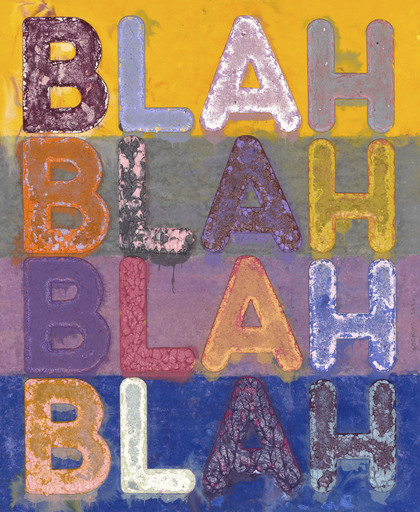 Mel BOCHNER - Print-Multiple - Blah, Blah, Blah