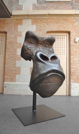 Quentin GAREL - Escultura - Masque de gorille monumental
