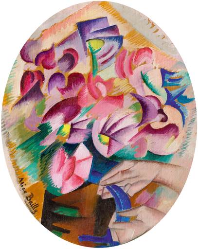 Alice BAILLY - Peinture - Bouquet