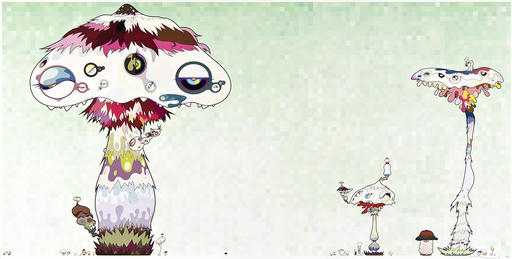 Takashi MURAKAMI - Stampa-Multiplo - Hypha will cover the world, little by little
