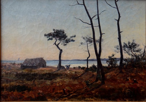Léon BOPP DU PONT - Painting - "LUMIERE SUR LE BASSIN"