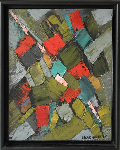 Oscar GAUTHIER - Painting - Abstract Composition