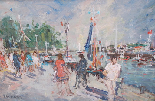 Joseph RAUMANN - Pintura - Le port