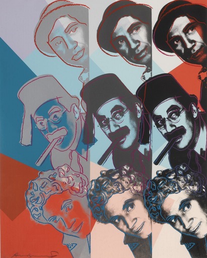 Andy WARHOL - Stampa-Multiplo - The Marx Brothers (F. & S. II.232)
