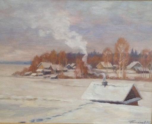 Oleg POTAKOV - Peinture - Village de Vichy-Volochoc