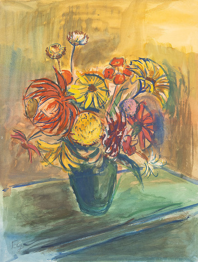 Marianne FIEGLHUBER-GUTSCHER - Drawing-Watercolor - Blumenstillleben