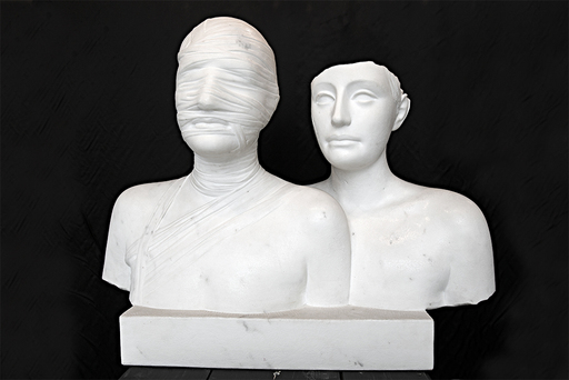 Igor MITORAJ - Sculpture-Volume - Coppia per l'Eternità 