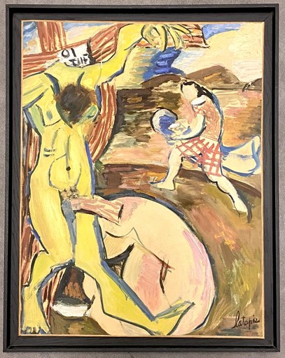 Louis LATAPIE - 绘画 - D'après Le Luxe de Matisse