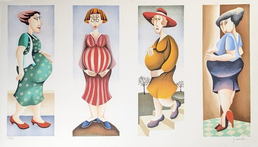 Yuval MAHLER - Print-Multiple - Schwangerschaft