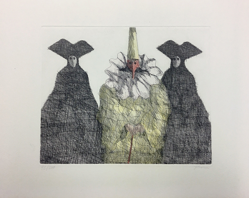 Paul FLORA - Print-Multiple - Drei Masken