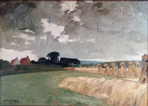 Oscar CODDRON - Painting - "Avant l'orage"