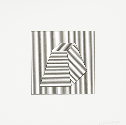 Sol LEWITT - Grabado - Twelve Forms Derived From a Cube 26
