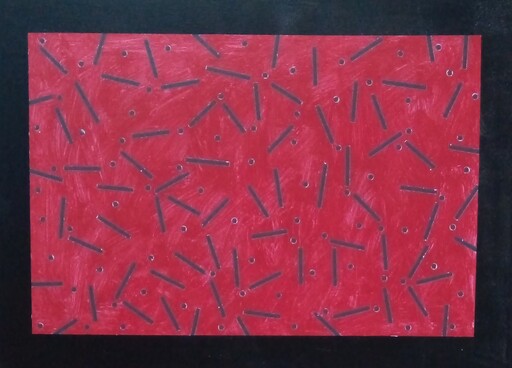 Harry BARTLETT FENNEY - Peinture - red/short red lines