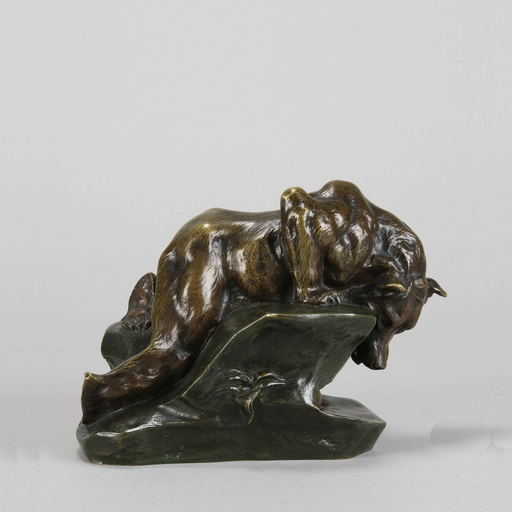 Charles PAILLET - Skulptur Volumen - Bear and Rabbit