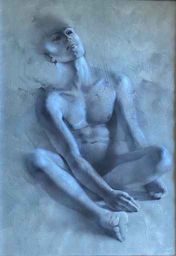 Gérard DI MACCIO - Zeichnung Aquarell - PASTEL SUR PAPIER SIGNÉ ENCADRÉ HANDSIGNED DRAWING 110x83 cm