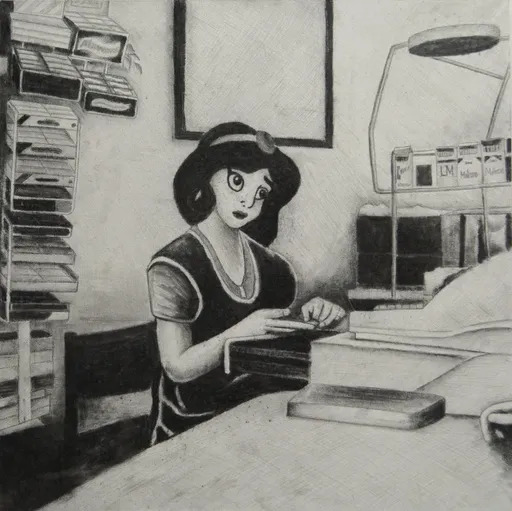 Slava PTRK - Dessin-Aquarelle - Darling, Give Me Some Smokes