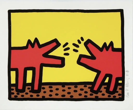 Keith HARING - Stampa-Multiplo - Pop Shop IV (d)