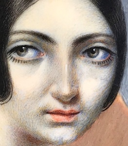 Madeleine LEMAIRE - 绘画 - c. 1870-75 George Sand vers 30ans (1804-1876)