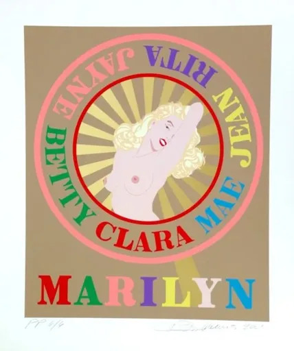 Robert INDIANA - Print-Multiple - Sunburst Marilyn